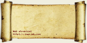 Jabuka Nikolendžić vizit kartica